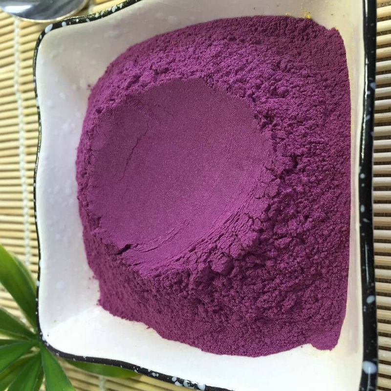 What are the specific health benefits of the "intestinal cleaner" made from purple sweet potato powder?